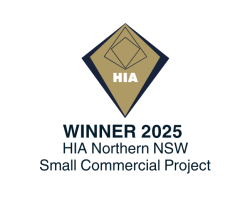 Rice Group is the 2025 WInner of HIA Northern NSW Small Commercial Project.